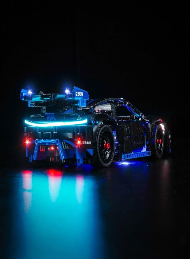 أضواء BrickBling LED متوافقة مع سيارة السباق Lego Technic Porsche GT4 e-Performance، طقم إضاءة متوافق مع Lego 42176 (أضواء فقط، بدون نموذج) - Image 2